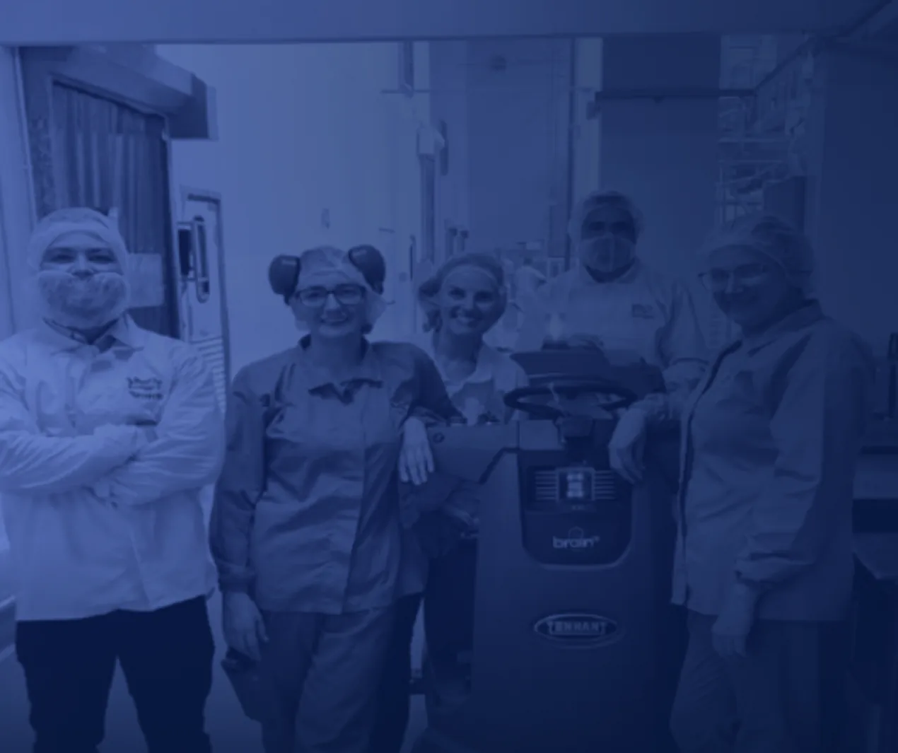 Equipe GBA em operação industrial